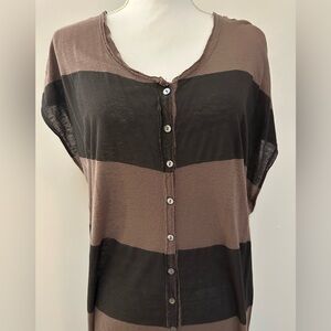 Free People Rugby Stripe Maxi Dress M/L